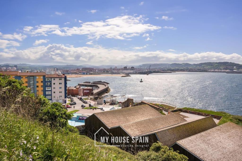 Myhousespain - Piso En Cimadevilla Junto Al Mar Gijón Exteriör bild